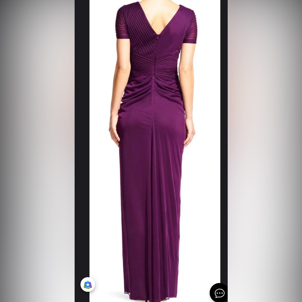 Adrianna Papell Rich Purple Dress - Picture 3 of 8